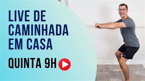 CAMINHADA EM CASA AO VIVO Aurélio Alfieri YouTube