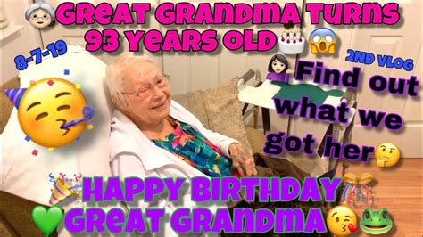 Great Grandma Turns 93 Years Young Youtube