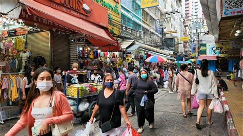 4K Thailand Walking Tour Bangkok Pratunam Market Sunday YouTube