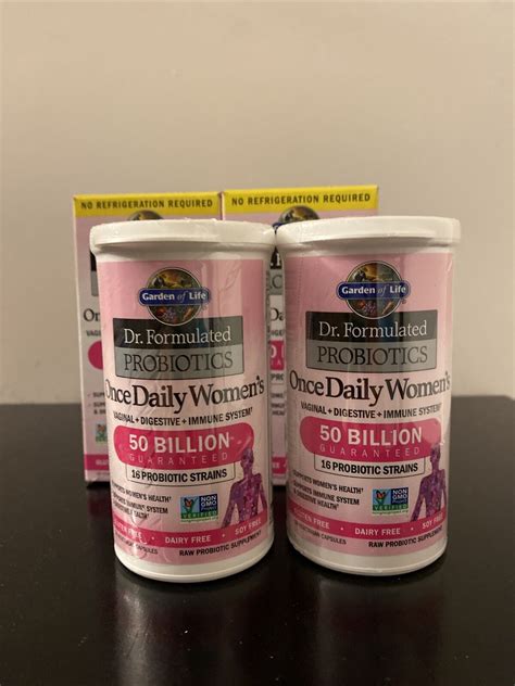 Garden Of Life Dr Formulated Women S 50 Billion Probiotics 60 Vegecaps 2x30 658010118323 Ebay