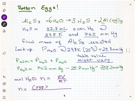 SOLVED The Smell Of Rotten Eggs Comes From Dihydrogen Monosulfide