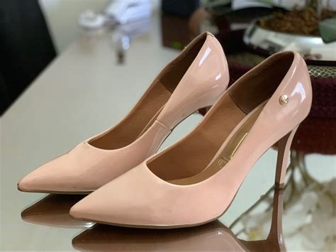 Scarpin Nude Vizzano Sapato Feminino Vizzano Usado 72665136 Enjoei
