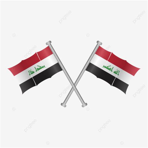 Bandera De Irak Vector PNG Irak Bandera Ondear La Bandera De Irak