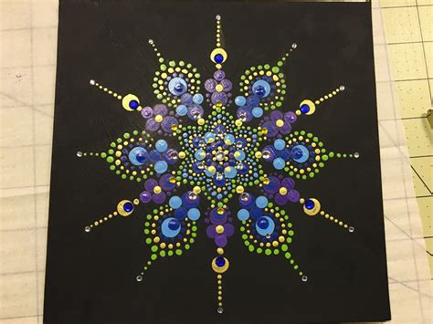 Peacock Mandala Peacock Mandala Dot Mandalas Healing Arts