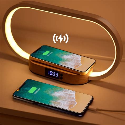 Bedside Lamp With Usb Port Bedroom Lamp With W Fast Wireless Charger