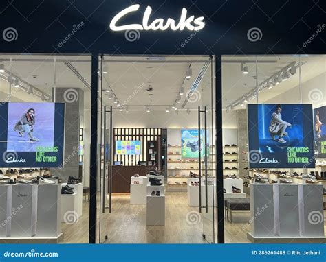 Clarks Store At Dubai Hills Mall In The UAE Editorial Stock Photo