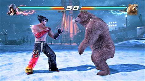 Jin Kazama Vs Kuma Hardest AI Tekken 7 Arcade YouTube