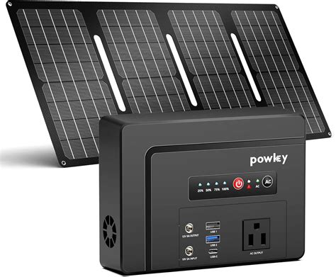 Amazon Powkey Portable Power Station W Wh With W Solar