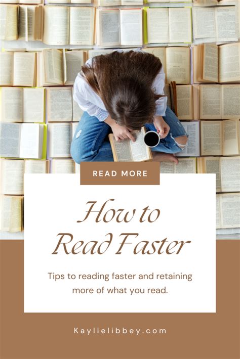 How To Read Faster And Retain More Kaylie Libbey