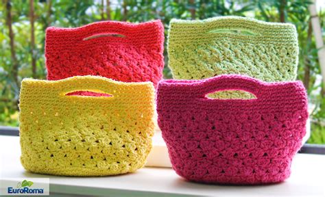 Bolsinhas de Mão Coloridas Tecendo Artes em Crochet Bloglovin