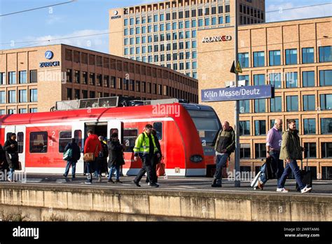 S Bahn Regional Train In The Station Deutz Cologne Germany S Bahn