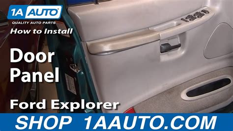 How To Replace Door Panel 95 01 Ford Explorer Youtube