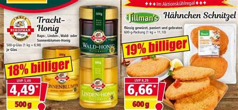 Tillman s Hähnchen Schnitzel Oder Bihophar Tracht honig Angebot bei