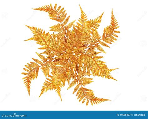 Decoración De Oro De Las Hojas Stock De Ilustración Ilustración De