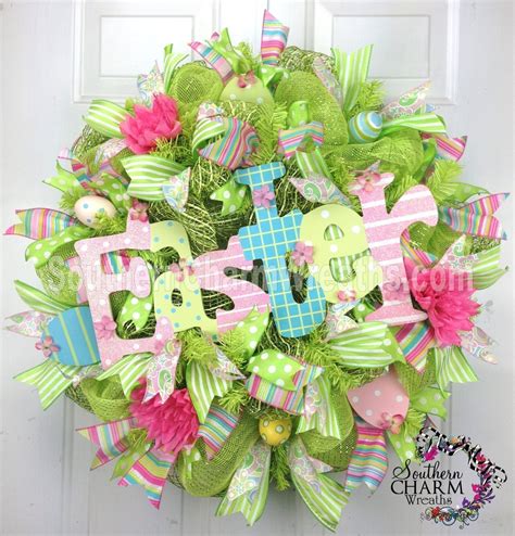 10 Cute Easter Deco Mesh Wreath Ideas 2024