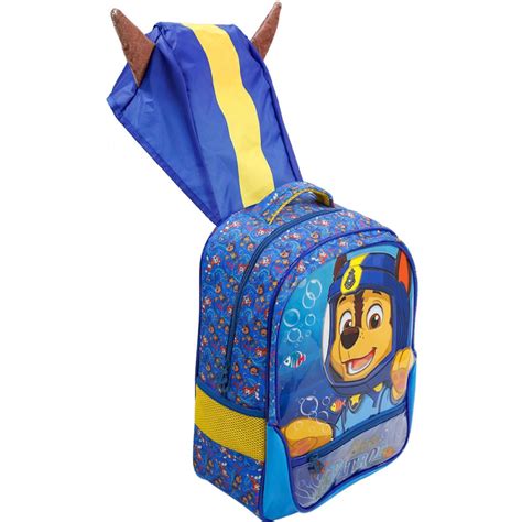 Kit Escolar Mochila Lancheira Xeryus Paw Patrol Sea Patrol Chase