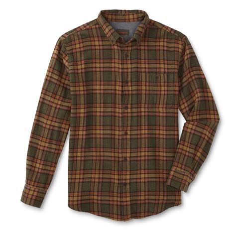 Northwest Territory Mens Flannel Sport Shirt Plaid