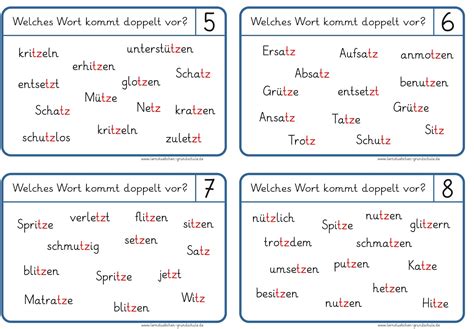 Lernst Bchen W Rter Mit Tz