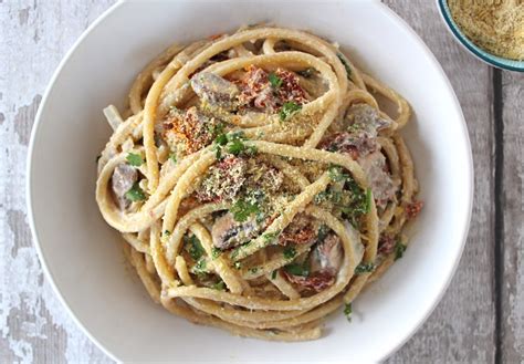 Creamy Vegan Mushroom Carbonara Bit Of The Good Stuff