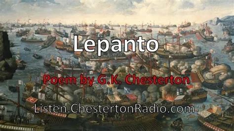 Lepanto Poem By G K Chesterton