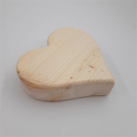 Heart Blanks Inch Wood Hearts For Crafts Unfinished Etsy