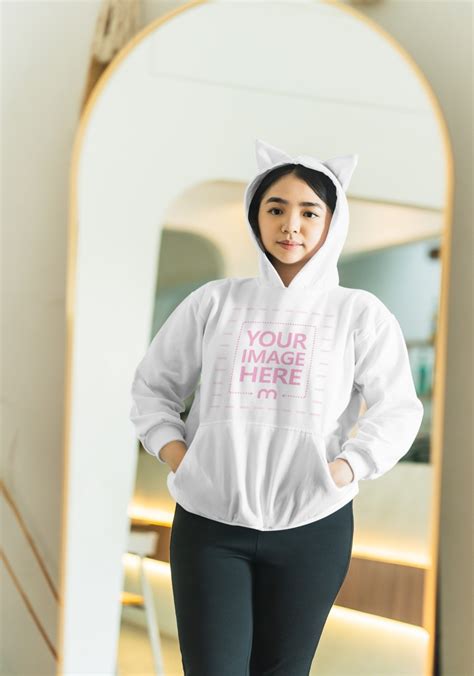 Hoodie Mockup Generator with Model Posing - Mediamodifier