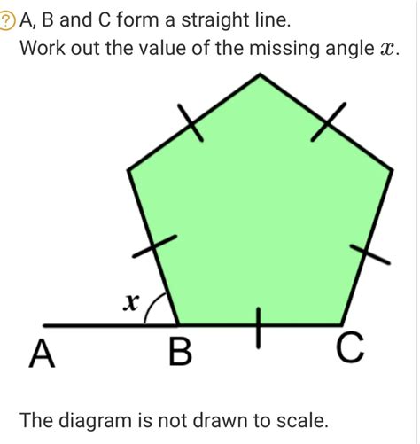 SOLVED A B And C Form A Straight Line Work Out The Value Of The