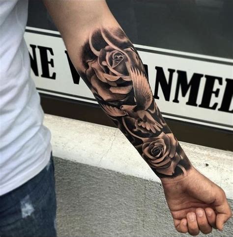 Tatuajes Derosas En El Brazo Top Fotos Tatuajes De Rosas