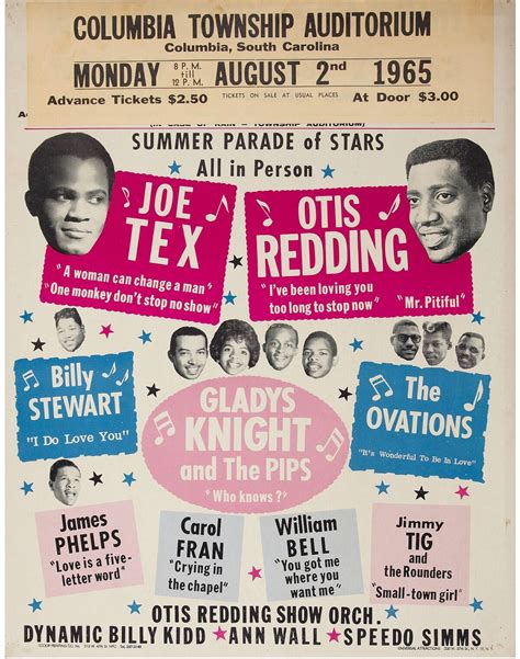 August 2, 1965 Columbia Township Auditorium, Columbia, SC | Concerts