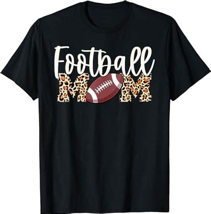 Womens Football Mom Leopard Print T Shirt Png File Buy T Shirt Designs