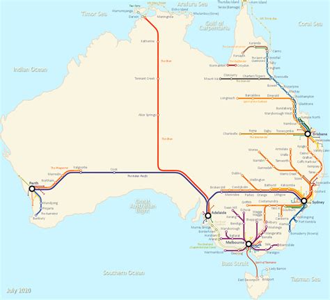 Brisbane Train Map Ashien Nikaniki