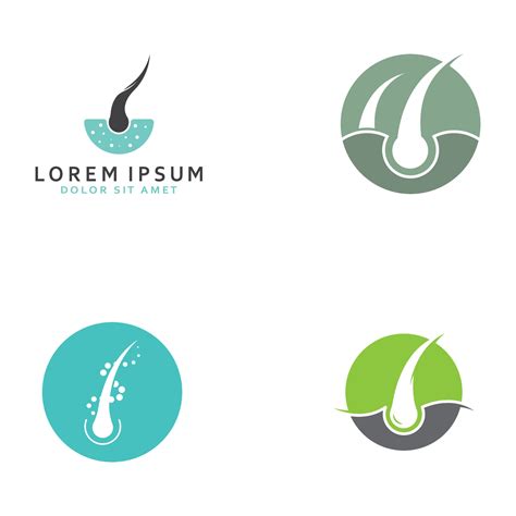 Hair care logo and hair health logo.With illustration template vector ...