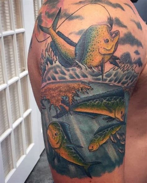 75 Fishing Tattoos For Men Reel In Manly Design Ideas