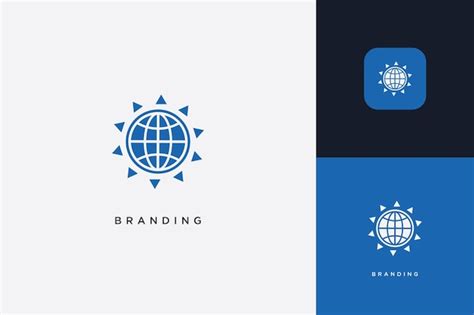 El logotipo comercial de la comercialización de redes globales Vector