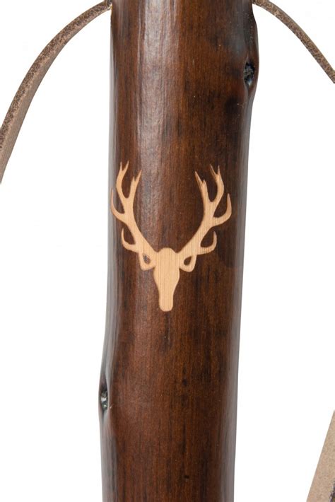 Chestnut Hiking Staff Dartmoor Stag Code 1789 The Walking Stick