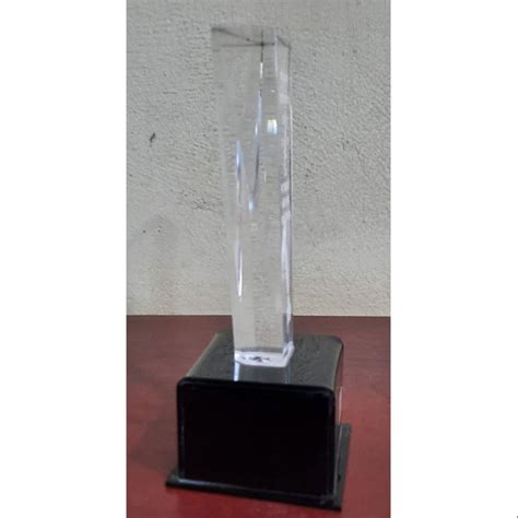 Black And White Acrylic And Wooden Students Award Momentos Size 8inch