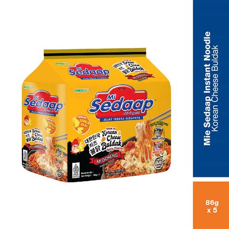 Mi Sedaap Mi Goreng Korean Cheese Buldak Gx Lazada