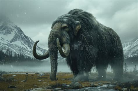 Prehistoric Mammoth An Ancient Giant Of The Ice Age Symbolizing The