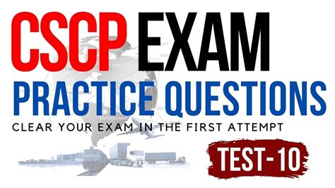 CSCP Exam Practice Question Test 10 YouTube