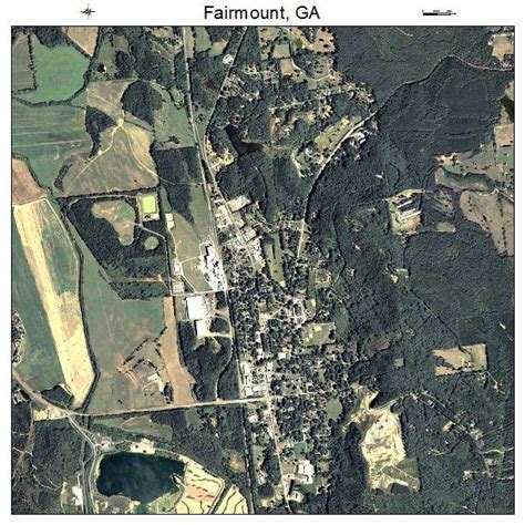 Aerial Photography Map Of Fairmount Ga Georgia