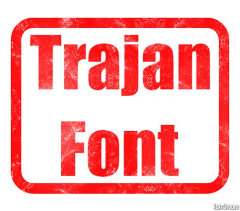 Trajan Font Text Effect And Logo Design Font