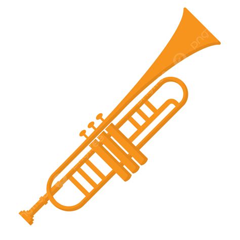 Trumpet, Horn, Musical Instrument, Cartoon Horn PNG and Vector with ...