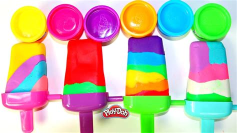 Play Doh Popsicles Playdoh Ice Cream Playdoh Videos For Kids Youtube