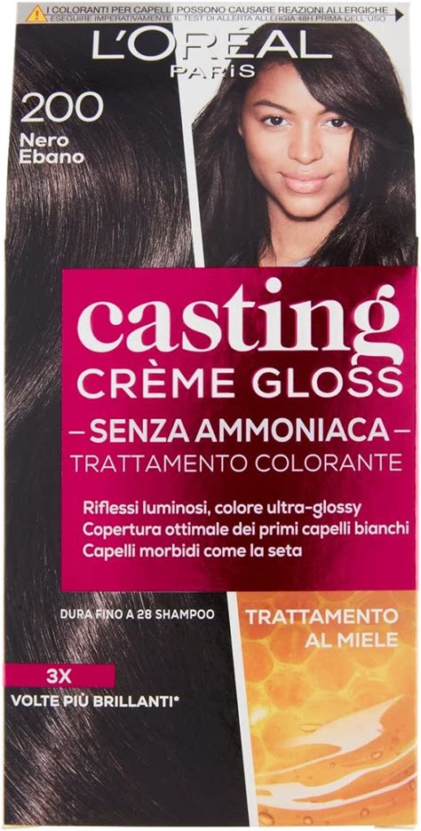 L Oreal Casting Black Ebony Cream No Ammonia Estrosa Hair Dye