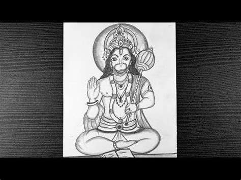 How To Draw Lord Hanuman Hanuman Jayanti Drawing Pencil