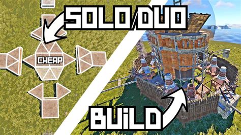 Rust The Best Cheapest Solo Duo Base Design Wide Gaps Bunker