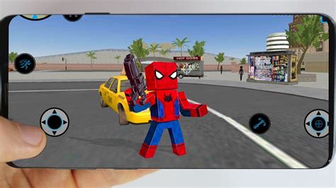 Spider Blocky Rope Hero Gangstar Crime Vegas Gangstar Crime Android