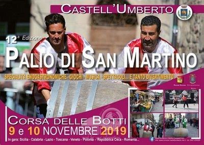 Castell Umberto Il E Novembre Il Palio Di San Martino Con La