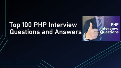 Top 100 Php Interview Questions And Answers 2020 For Fresh