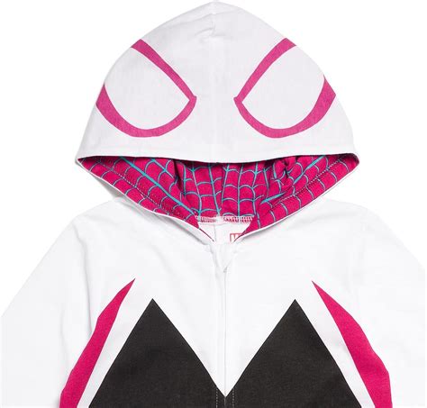 Buy Marvel Spider Man Spider Gwen Ghost Spider Girls Zip Up Coverall